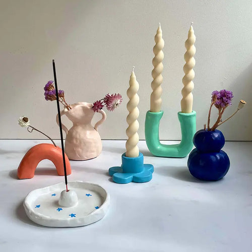 Different Sculpted Creation with Sculpd Pottery Kit