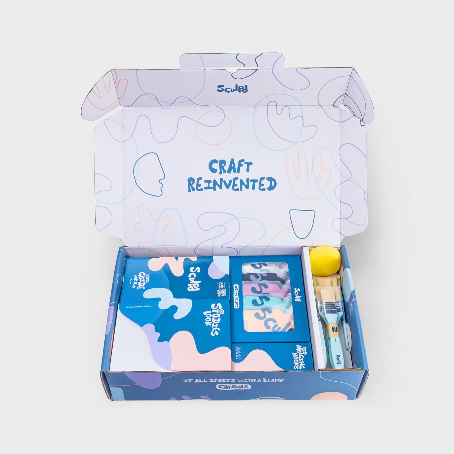 Canvas Painting Kit Wall Art Kit Sculpd