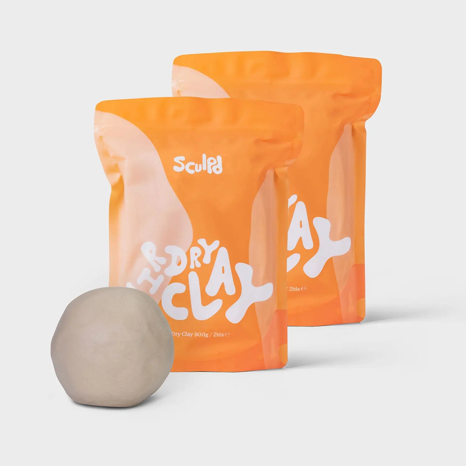 2 Bags of 2lbs Sculpd Clay Bag
