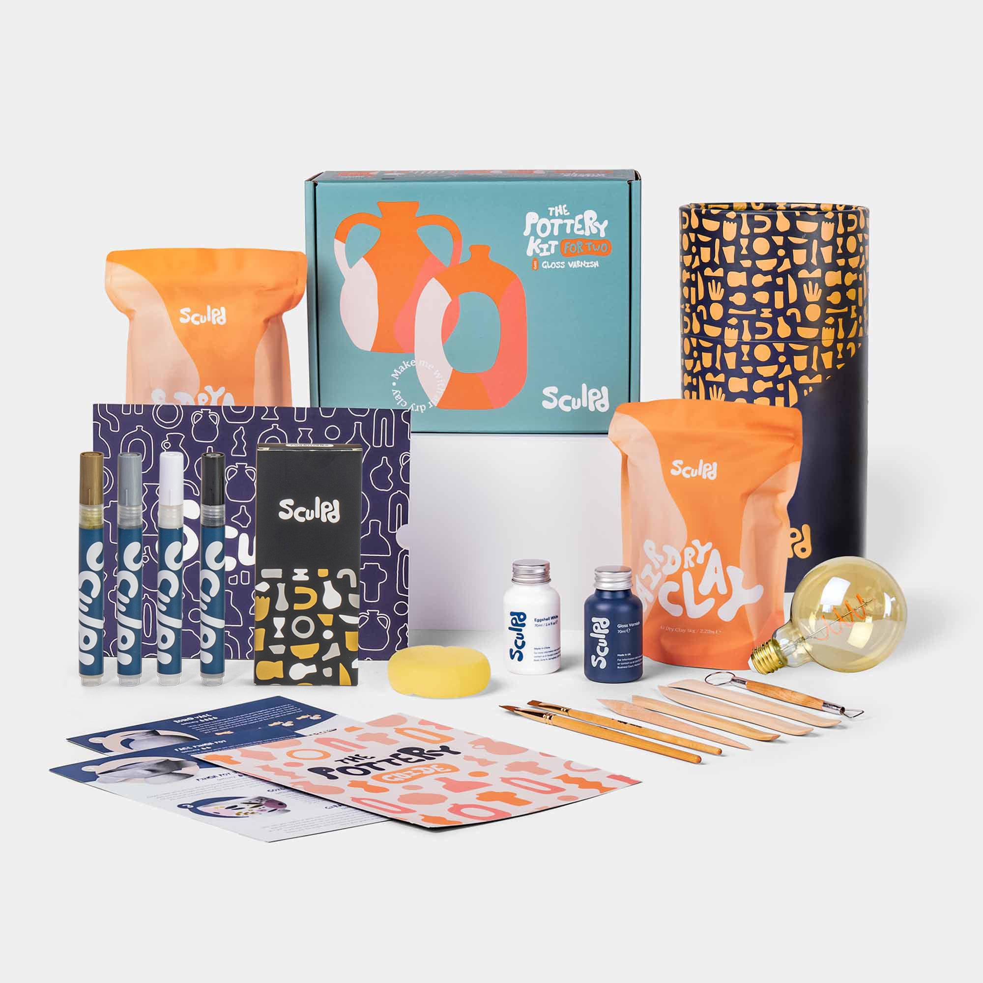 Sculpd filament lamp kit with monotones pens set