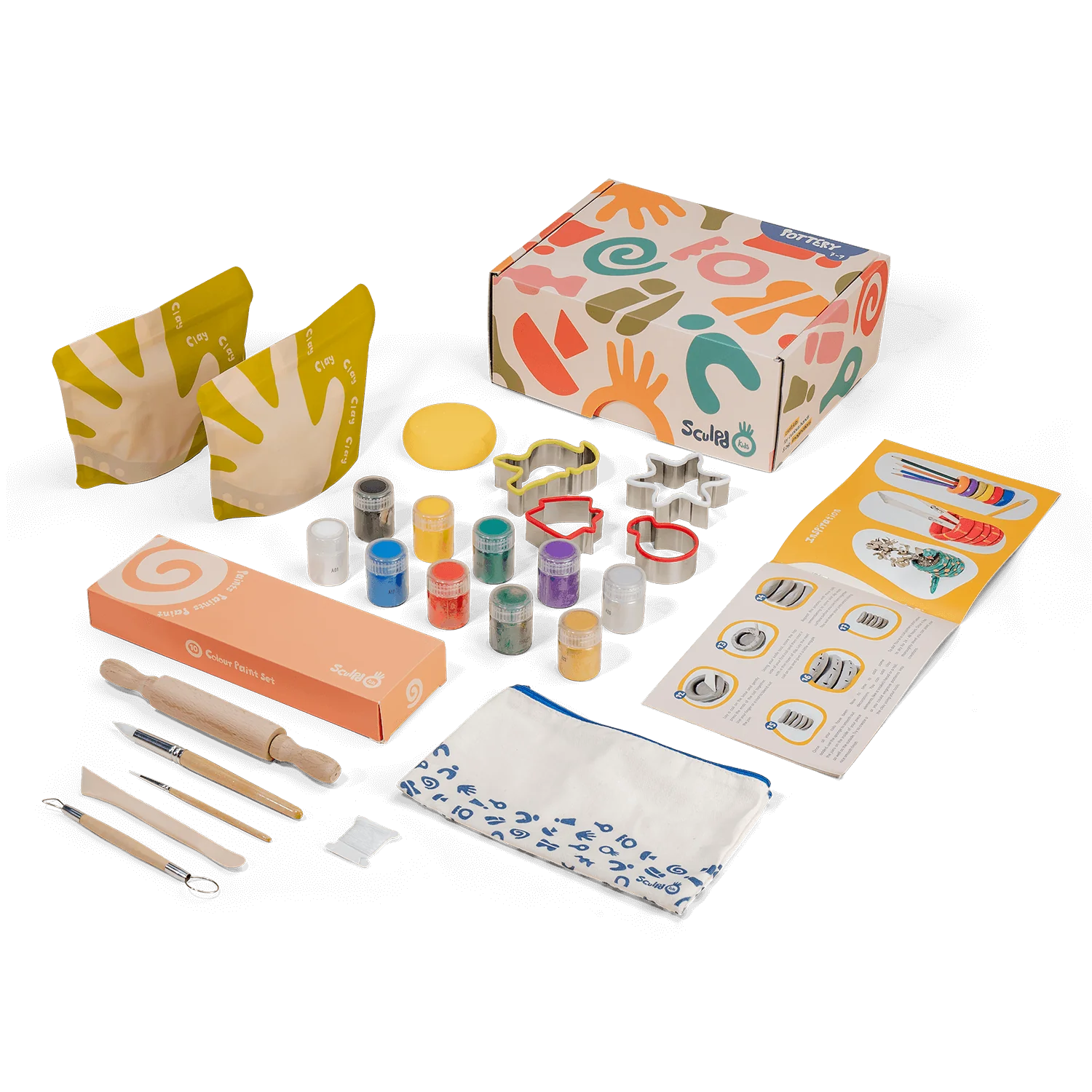 Sculpd Kids Home Pottery Craft Kit