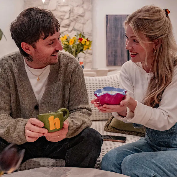 Sculpd pottery kit candle holder date night creations