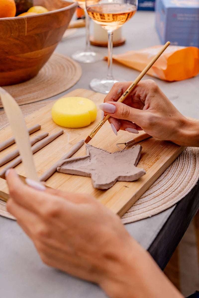 Self Care Stress Relief Landing Page Carousel Card - Pottery
