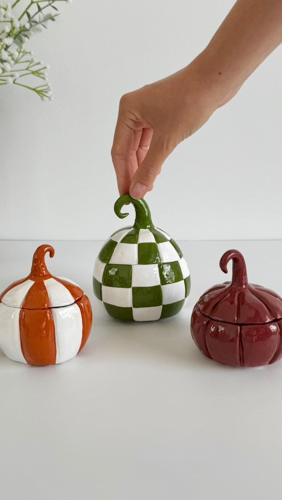 Sculdp 3 accessories holder pottery creation