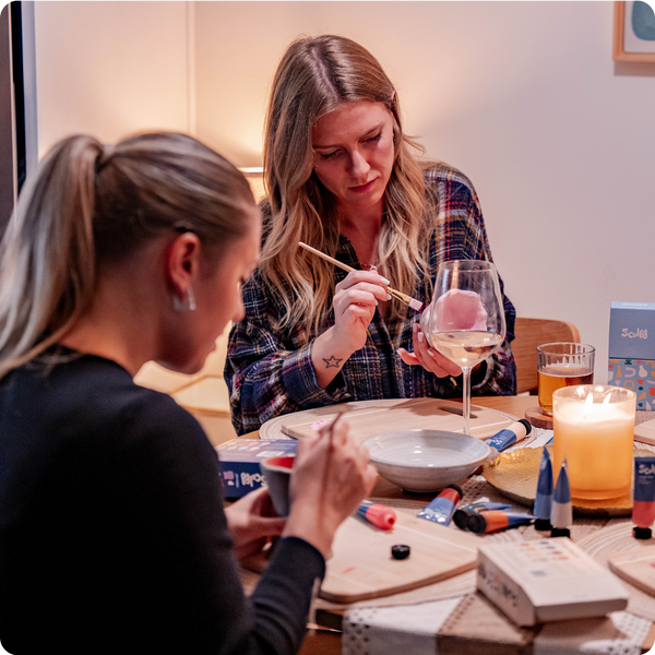 Great for date nights with Sculpd pastel paint set