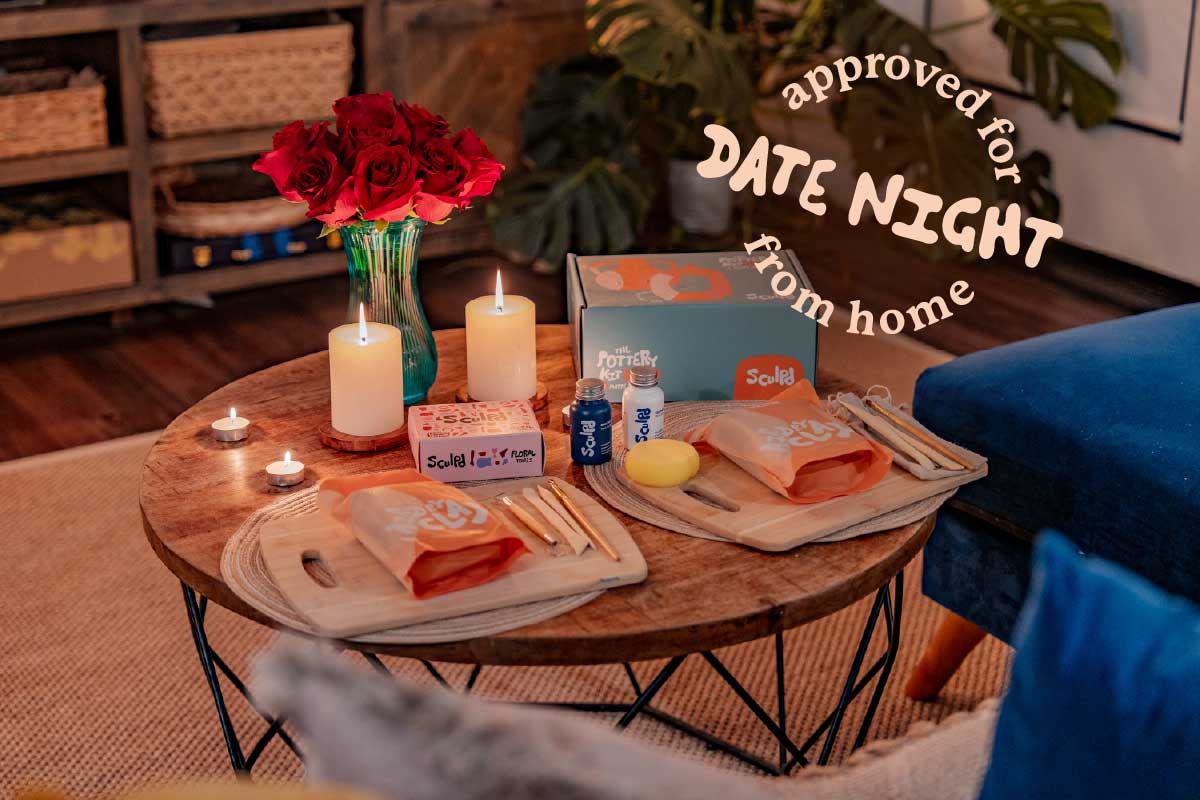 Sculpd pottery kit approved date night mobile banner