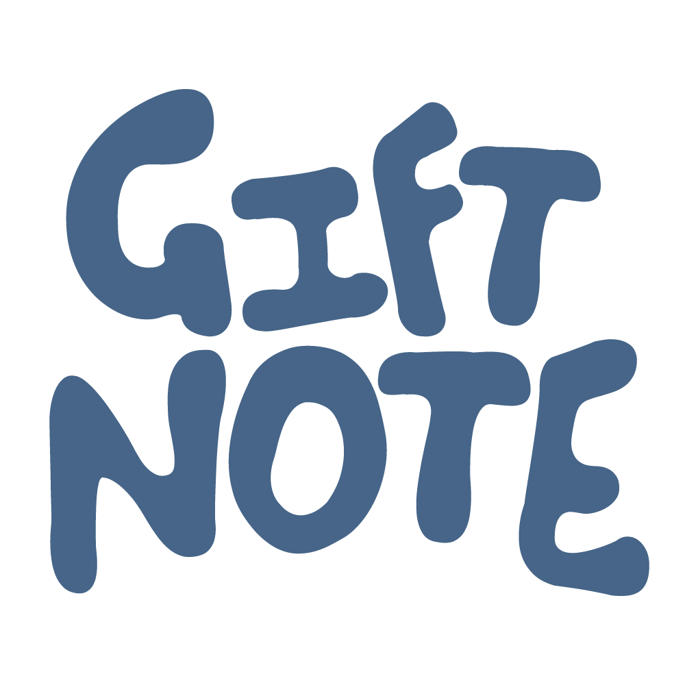 Gift Note Accessories Sculpd