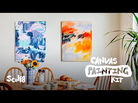 Large Canvas Painting Kit