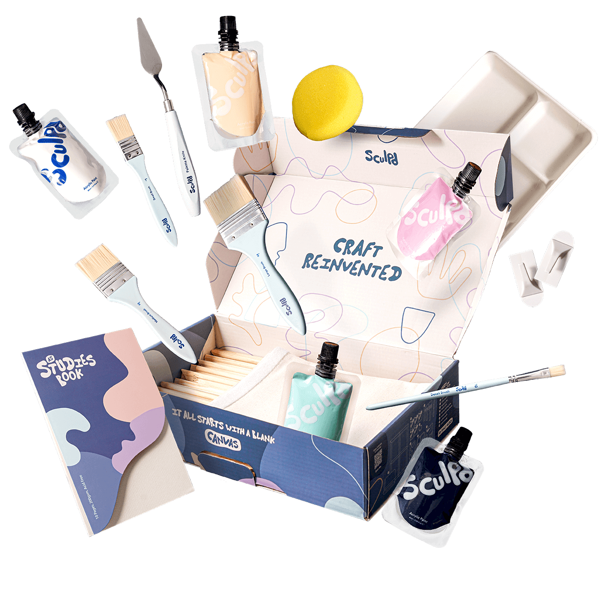 Large Canvas Painting Kit